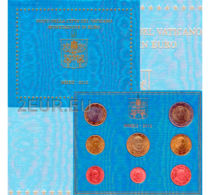 Vaticano set BU 2012 - Serie de monedas de euro por 56.00 € ✅