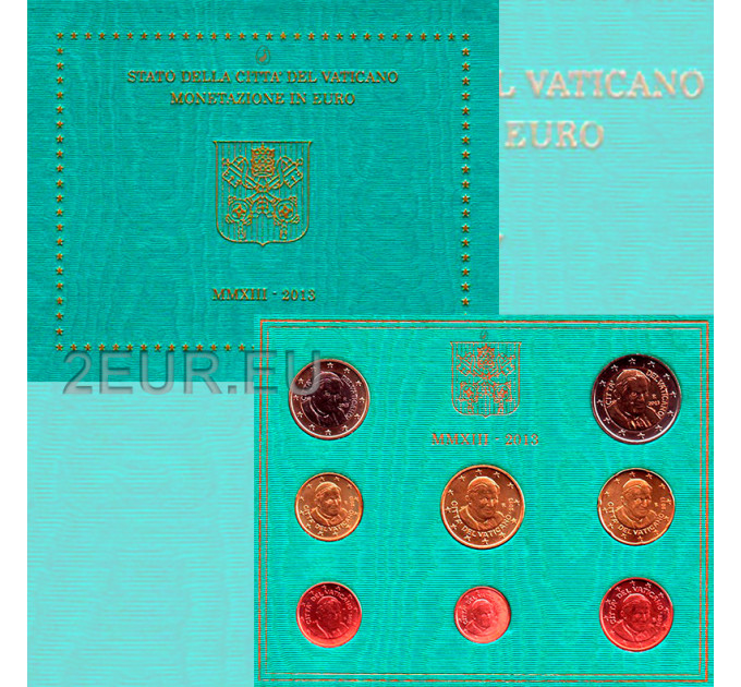 Vaticano set BU 2013 - Serie de monedas de euro por 54.00 € ✅