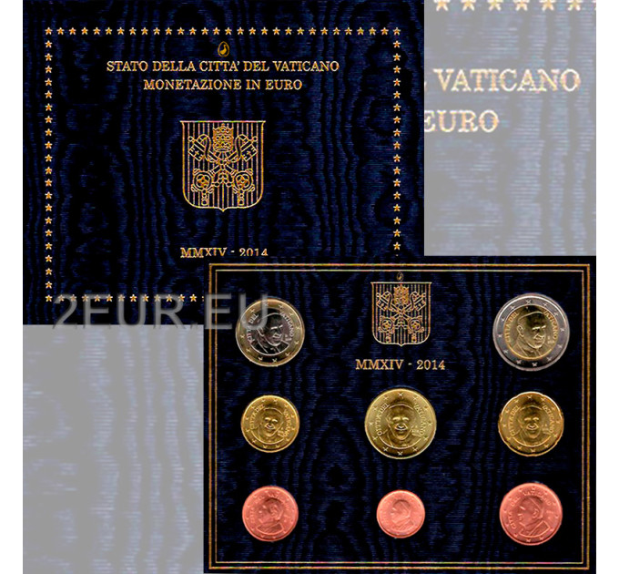 Vaticano set BU 2014 - Serie de monedas de euro por 60.00 € ✅