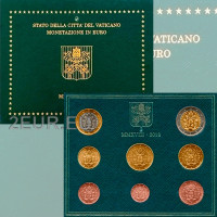 Vaticano set BU 2018 - Serie de monedas de euro