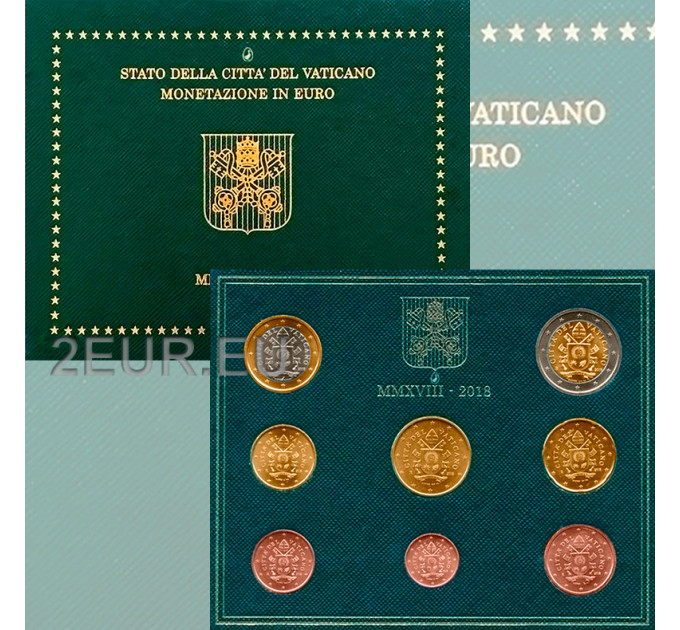 Vaticano set BU 2018 - Serie de monedas de euro por 49.00 € ✅