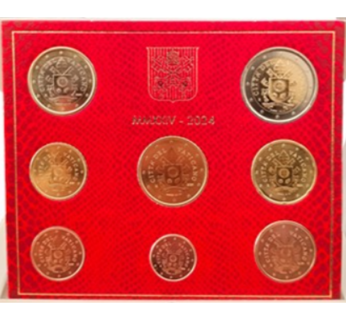 Vaticano set BU 2024 - Serie de monedas de euro por 60.00 € ✅
