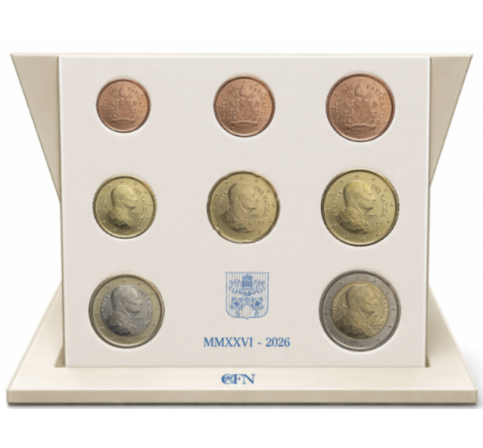 Vatican set BU 2026 - Euro coin set for 105.00 € ✅