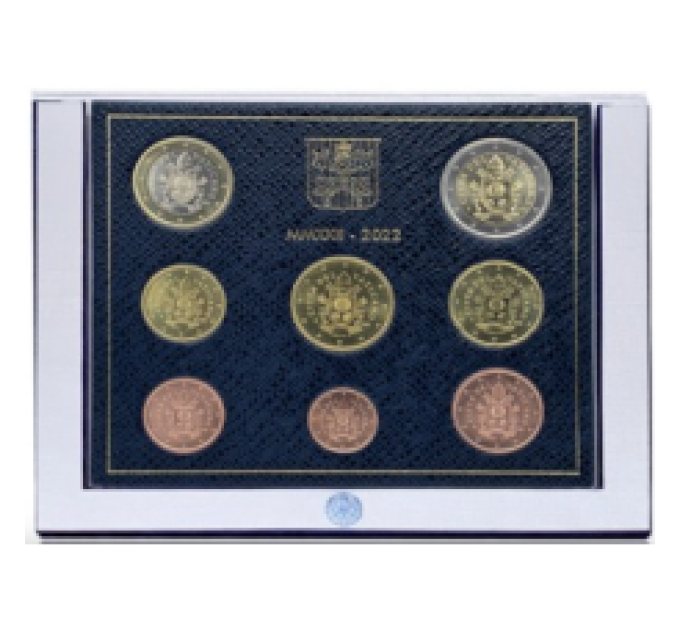 Vatican set BU 2022 - Euro coin set for 54.00 € ✅