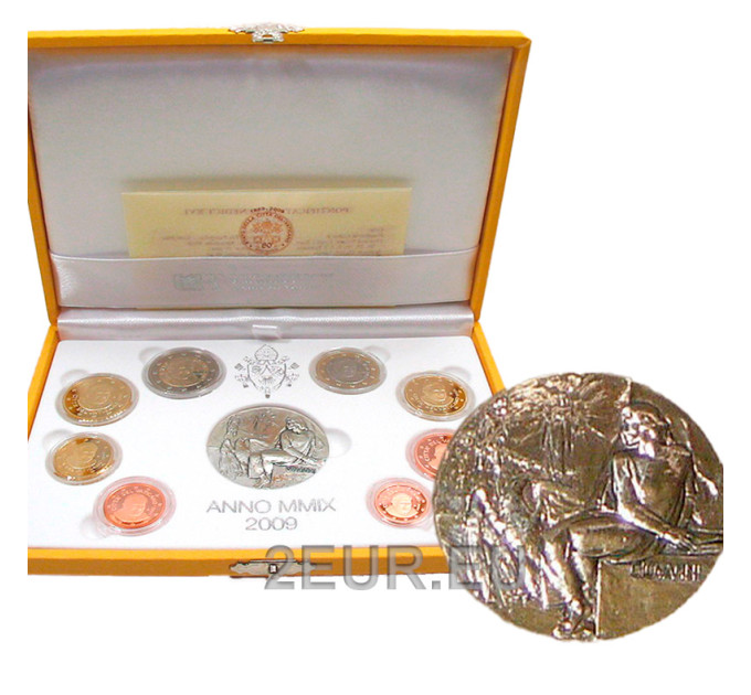 Vaticano set proof 2009 - Serie de monedas de euro por 155.00 € ✅