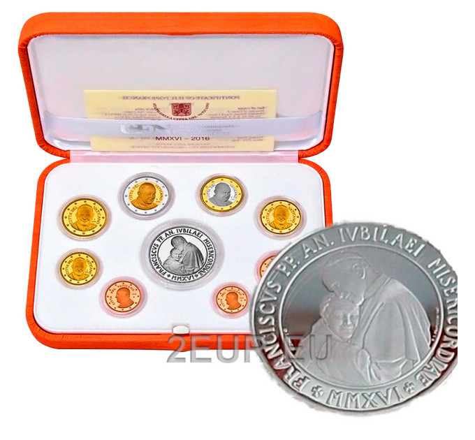 Vatican set proof 2016 - Euro coin set for 195.00 € ✅