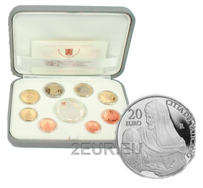 Vaticano set proof 2020 - Serie de monedas de euro por 245.00 € ✅