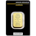 10g Lingote de oro Argor Heraeus por 1,252.75 € ✅