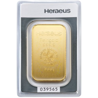 100 g Lingote de oro Heraeus