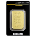20g Lingote de oro Argor Heraeus por 2,506.70 € ✅