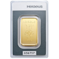 20g Gold Bar Heraeus for 2,482.65 € ✅