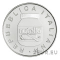 Italy 5 euro silver BU 2021 - Nutella White for 45.00 € ✅