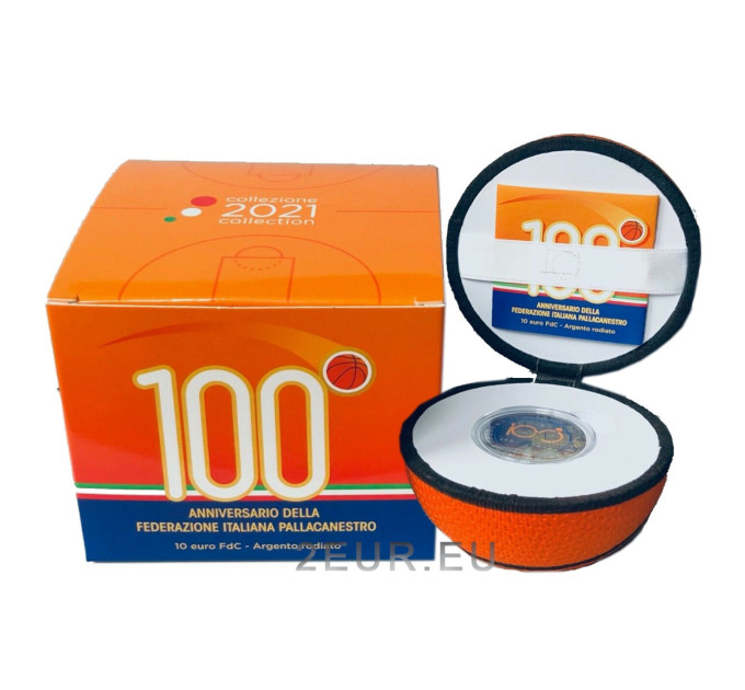 Italy 5 euro silver BU 2021 - 100th Anniversary of the Italian Basketball Federation for 95.00 € ✅