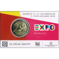 Italia 2 euros BU 2015 - Expo Milán
