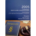 Italy 2 euro BU 2005 - 1th Anniversary of the Signing of the EU Constitution for 65.00 € ✅