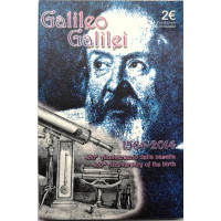 Italia 2 euros BU 2014 - 450 aniversario del nacimiento de Galileo Galilei