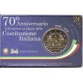 Italy 2 euro BU 2018 - 70th anniversary of the Italian Constitution for 35.00 € ✅