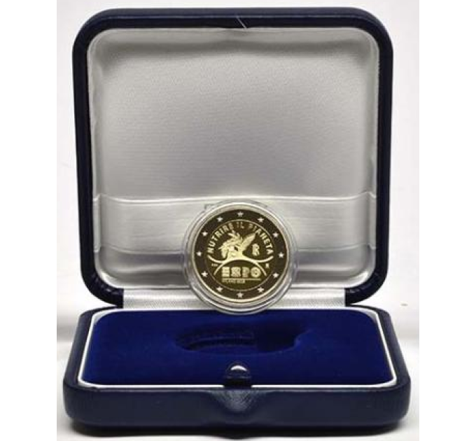 Italy 2 euro proof 2015 - Expo Milan for 85.00 € ✅