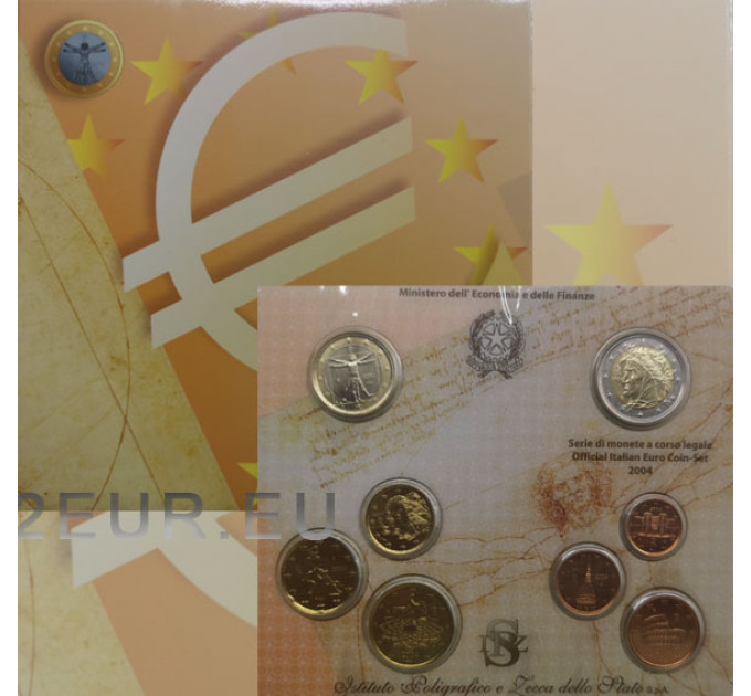 Italia 2004 - Conjunto de euros BU por 49.00 € ✅