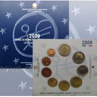 Italia conjunto de euros BU 2009