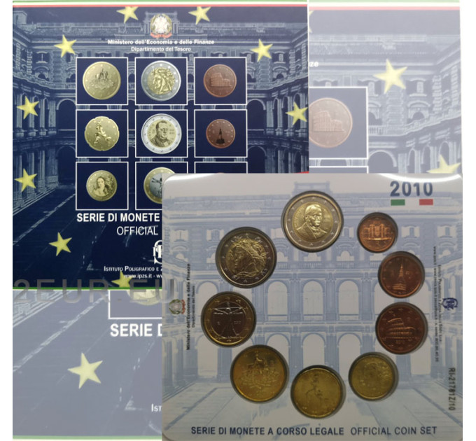 Italia conjunto de euros BU 2010 por 29.90 € ✅