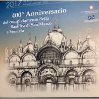 Italia 2017 - Conjunto de euros BU - Basílica de San Marcos en Venecia