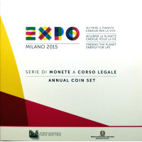 Italia conjunto de euros BU 2015