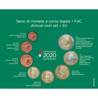 Italia 2020 - Conjunto de euros BU
