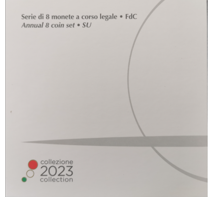 Italia conjunto de euros BU 2023 por 30.00 € ✅