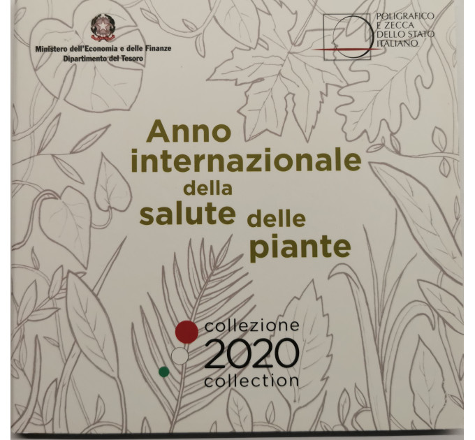 Italy 2020 - Euro Set BU + silver - "Year of Plant Health" for 73.00 € ✅