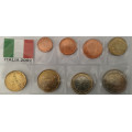 Italy euro set UNC 2002 for 10.50 € ✅