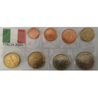 Italy euro set UNC 2002 Italy euro set UNC 2002