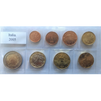 Italia conjunto de euros UNC 2005