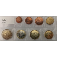Italia conjunto de euros UNC 2010