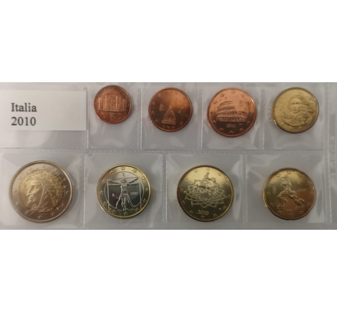 Italia conjunto de euros UNC 2010 por 10.50 € ✅