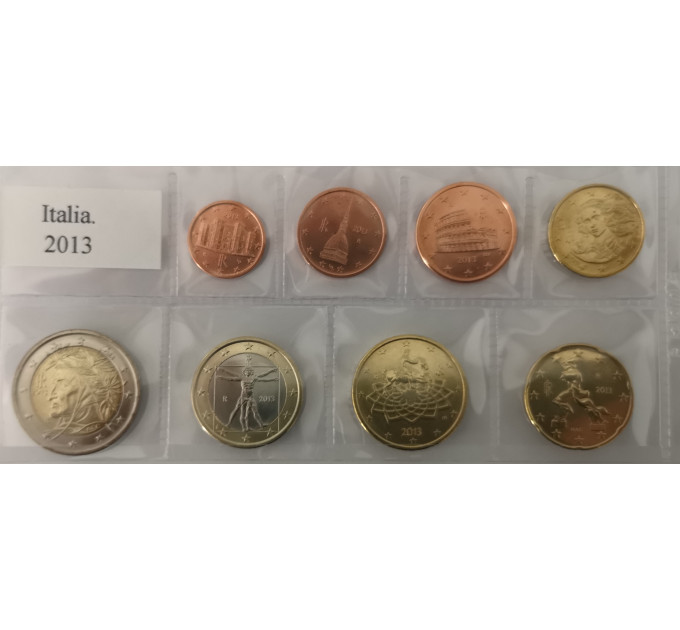 Italia conjunto de euros UNC 2013 por 14.50 € ✅