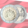 Letonia 2 euros UNC 2019 - El sol naciente por 8.50 € ✅