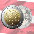 Letonia 2 euros UNC 2022 - 100 Años Banco de Letonia por 3.50 € ✅