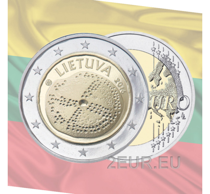 Lithuania 2 euro UNC 2016 - Baltic Culture for 6.00 € ✅
