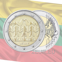 Lituania 2 euros UNC 2018 - Celebración de Canto y Danza