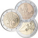 2 EURO UNC COINS
