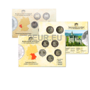 2 EURO BU COINS -  5 LETTERS (A,D,F,G,J)