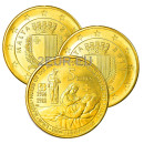 5 EURO UNC COINS