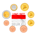 EURO COIN SET UNC