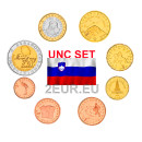 EURO COIN SET UNC