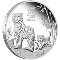 Australia 1 OZ BU 2022 - Year of the Tiger Australia 1 OZ BU 2022 - Year of the Tiger