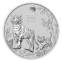 Australia 2 OZ BU 2022 - Año del Tigre