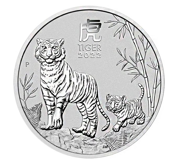 Australia 2 OZ BU 2022 - Año del Tigre por 215.00 € ✅