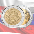 Eslovaquia 2 euros UNC 2012 - 10 Años de Euro Cash por 4.90 € ✅