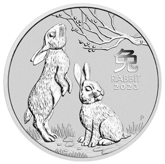 Australia 1 OZ BU 2023 - Year of the Rabbit – Collectible Coin 1 OZ for ...